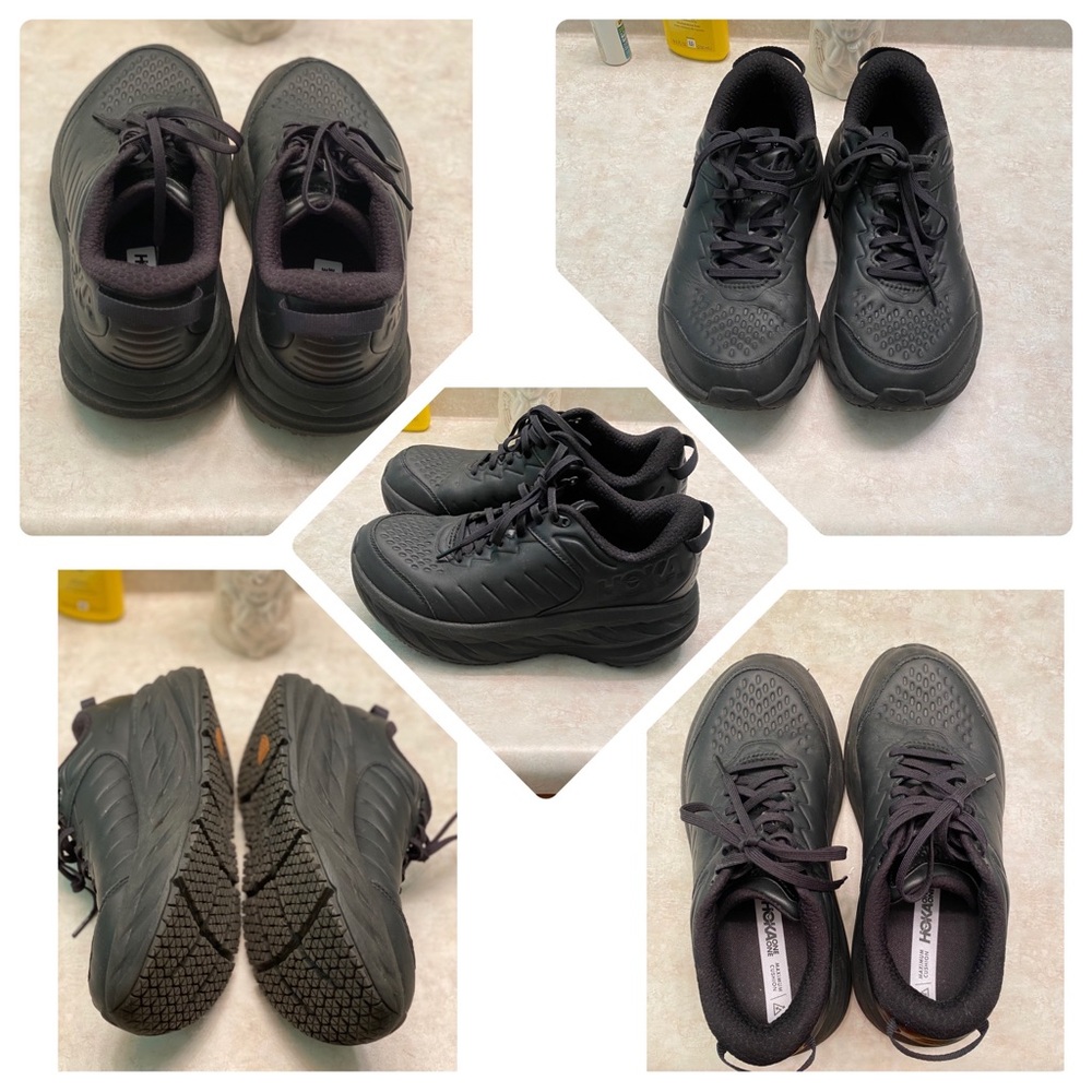 Leather Hoka Sneakers